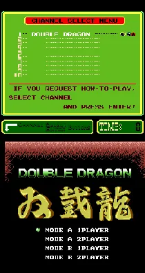 PlayChoice-10: Double Dragon screen shot title